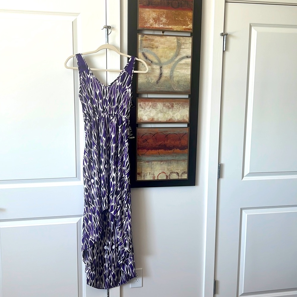 Purple Sun Dress By Express